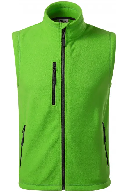 Contrast vest van fleece - appel groen, XL