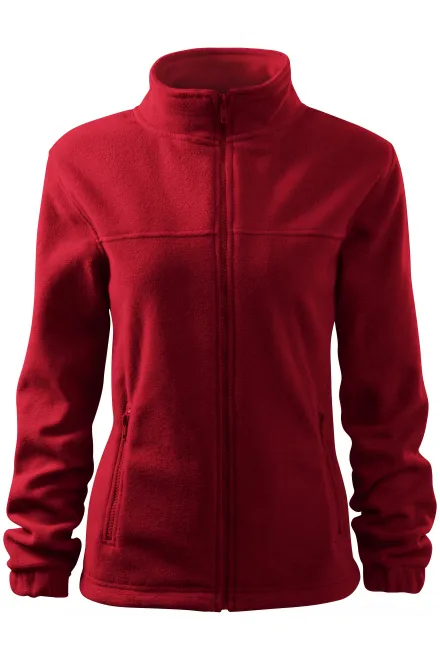 Dames fleecejack - marlboro rood, XS