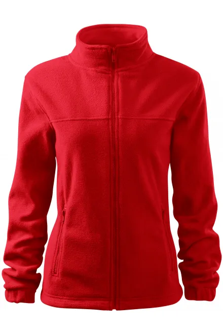 Dames fleecejack - rood, XS