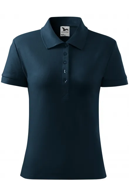 Dames poloshirt - donkerblauw, L