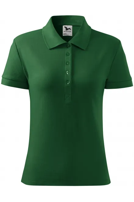Dames poloshirt - fles groen, L