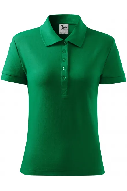 Dames poloshirt - gras groen, L