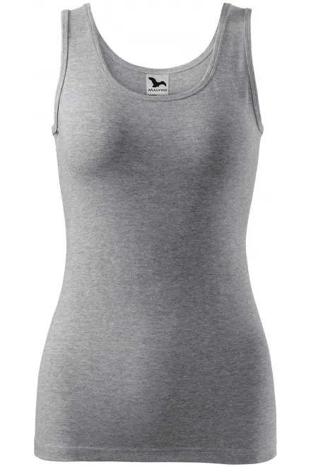 Dames singlet - donkergrijs marmer, XS