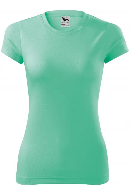 Dames sport T-shirt - munt, M
