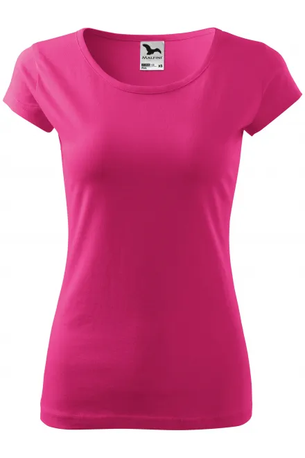 Dames T-shirt met zeer korte mouwen - purper, L