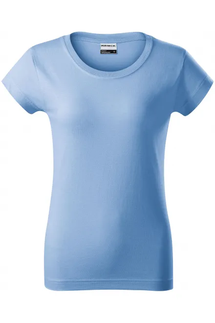 Duurzaam dames T-shirt - hemelsblauw, S