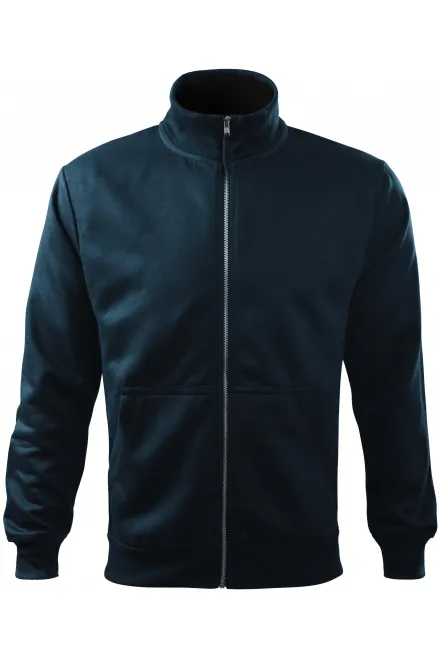 Eenvoudig herensweatshirt zonder capuchon - donkerblauw, M