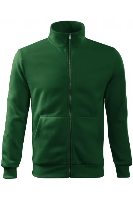 Eenvoudig herensweatshirt zonder capuchon - fles groen, M