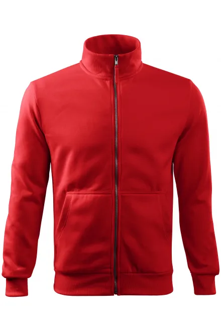 Eenvoudig herensweatshirt zonder capuchon - rood, M