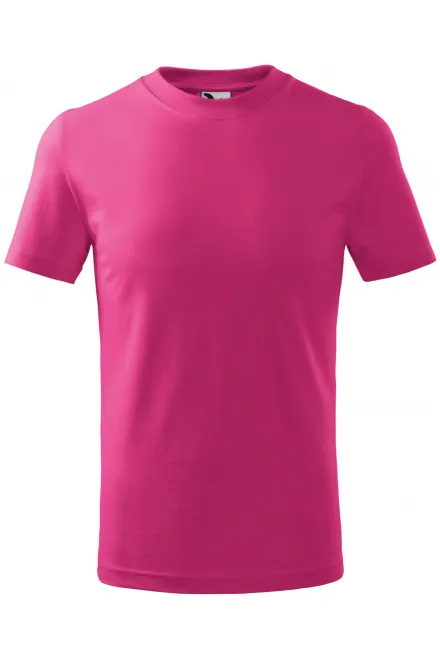 Eenvoudig kinder T-shirt - framboos, 158 cm / 12 jaar