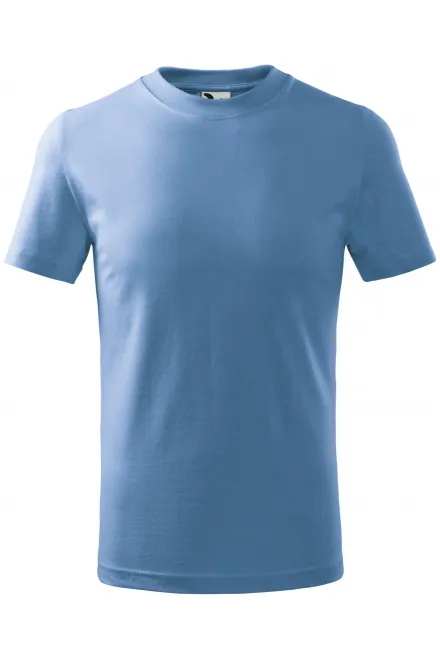 Eenvoudig kinder T-shirt - hemelsblauw, 158 cm / 12 jaar