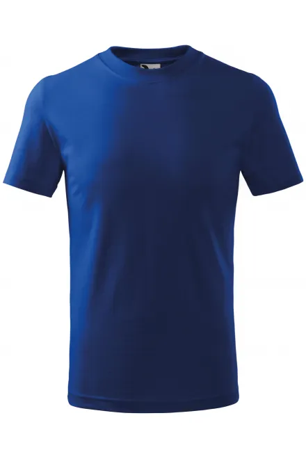 Eenvoudig kinder T-shirt - koningsblauw, 158 cm / 12 jaar