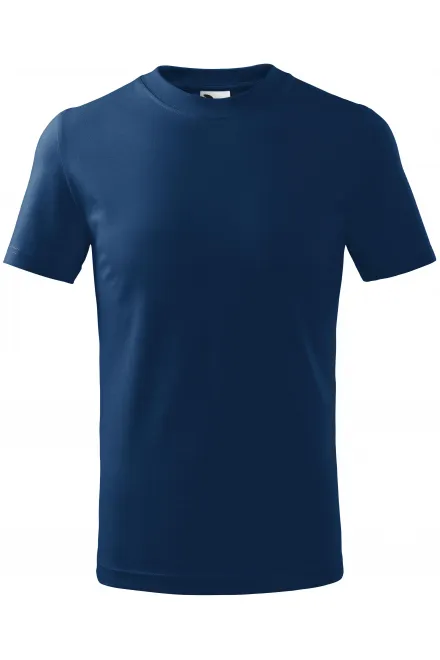 Eenvoudig kinder T-shirt - middernachtblauw, 158 cm / 12 jaar