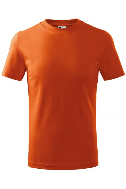 Eenvoudig kinder T-shirt - oranje, 158 cm / 12 jaar