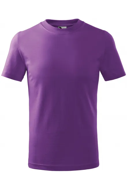Eenvoudig kinder T-shirt - purper, 158 cm / 12 jaar