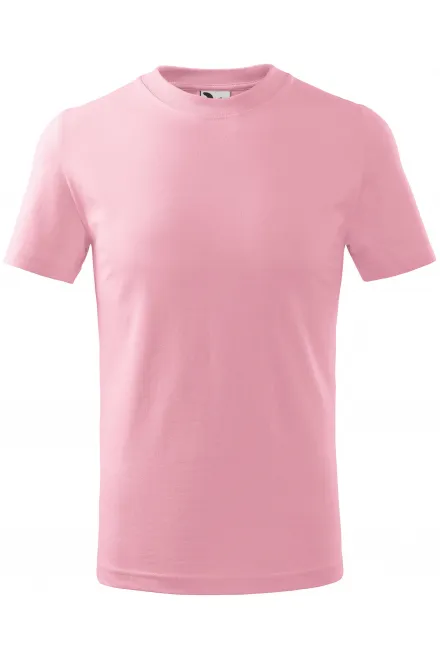 Eenvoudig kinder T-shirt - roze, 158 cm / 12 jaar