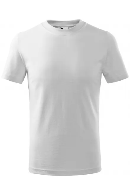 Eenvoudig kinder T-shirt - witte, 158 cm / 12 jaar