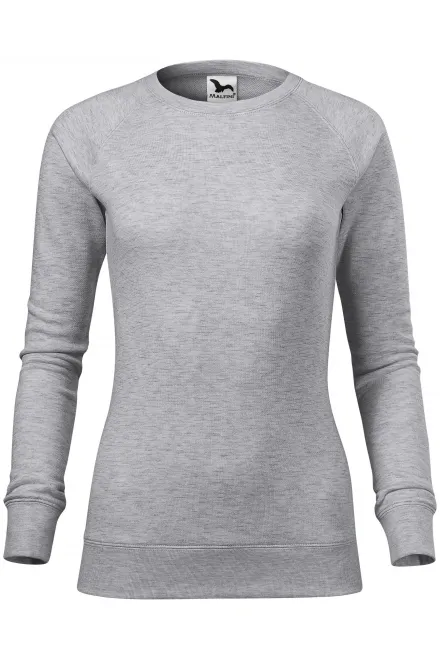 Eenvoudige damessweater - zilver marmer, XS