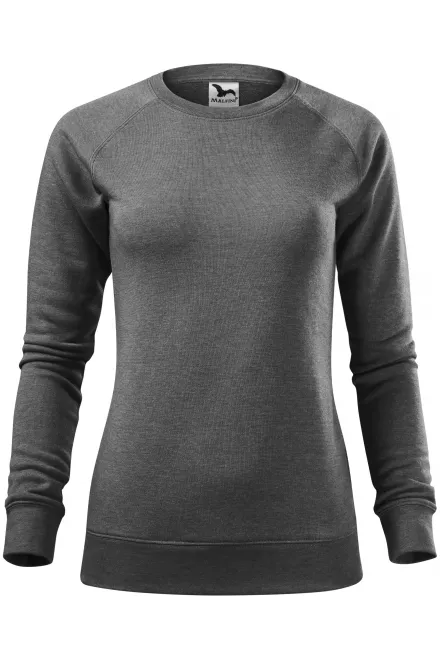Eenvoudige damessweater - zwart marmer, XS