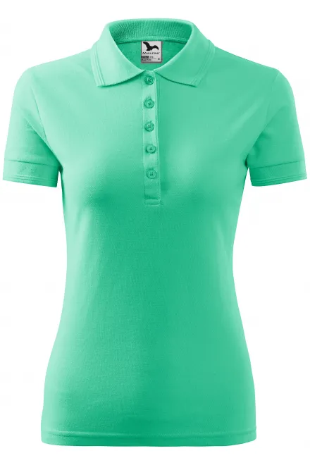 Elegant dames poloshirt - munt, S