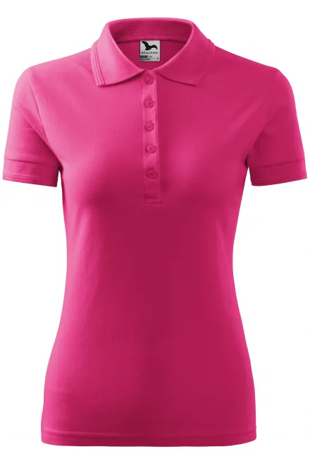 Elegant dames poloshirt - purper, S