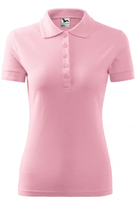Elegant dames poloshirt - roze, S
