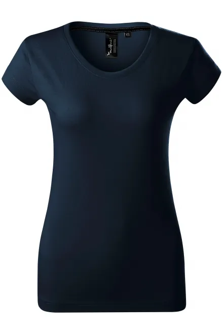 Exclusief dames T-shirt - donkerblauw, M