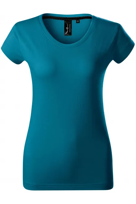 Exclusief dames T-shirt - petrol blue, M