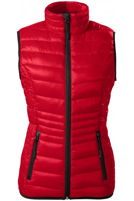 Gewatteerd vest voor dames - formula red, S