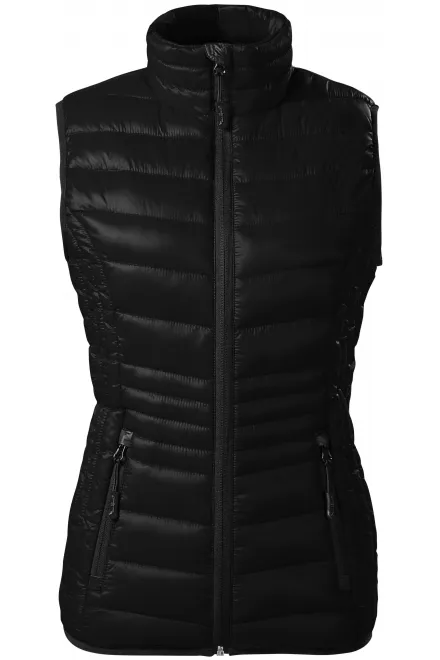 Gewatteerd vest voor dames - zwart, S