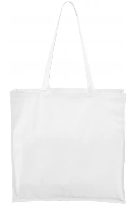 Grote boodschappentas - witte, uni