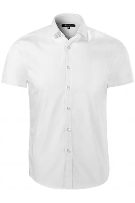 Herenoverhemd - Slim fit - witte, M