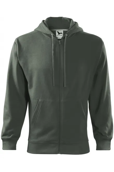 Herensweatshirt met capuchon - donkere leisteen, M
