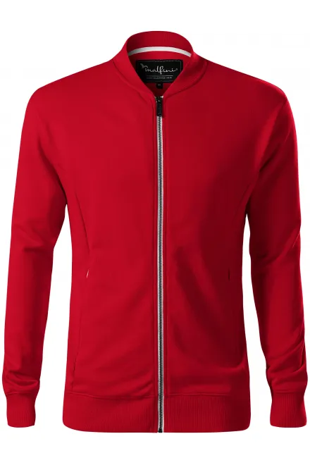 Herensweatshirt met verborgen zakken - formula red, XL