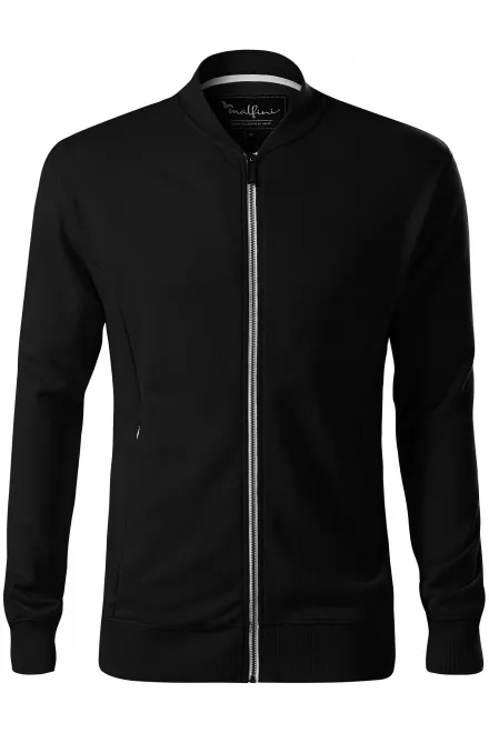 Herensweatshirt met verborgen zakken - zwart, XL
