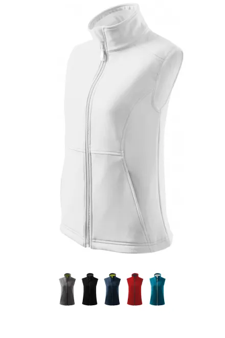 Dames nauwsluitend vest, witte