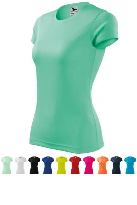 Dames sport T-shirt, munt