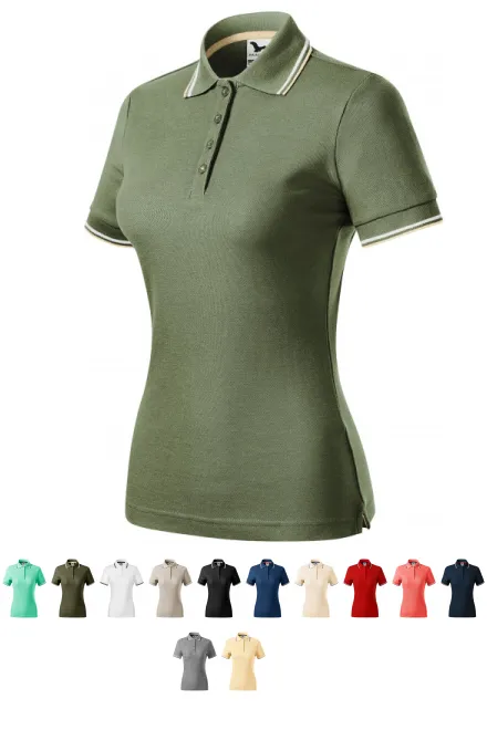 Klassiek damespoloshirt, khaki