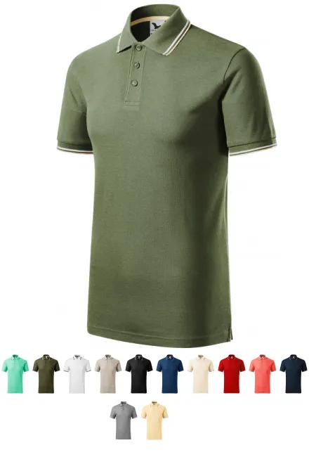 Klassiek herenpoloshirt, khaki