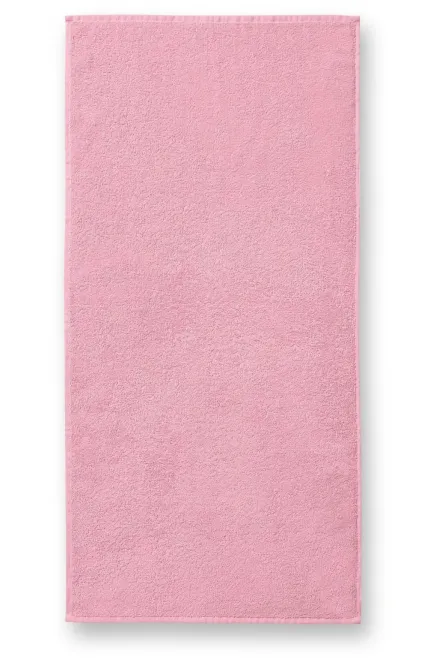 Katoenen handdoek, 50x100cm - roze, 50x100cm