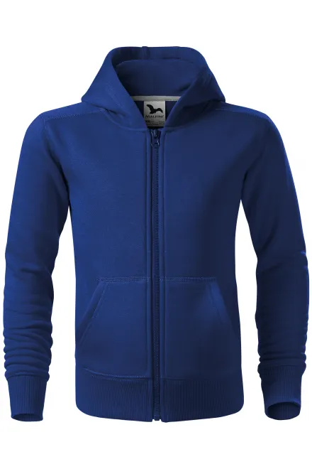Kindersweatshirt met capuchon - koningsblauw, 146 cm / 10 jaar