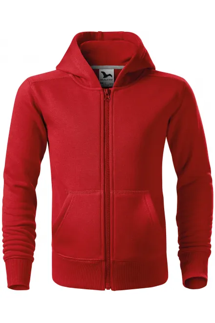 Kindersweatshirt met capuchon - rood, 146 cm / 10 jaar
