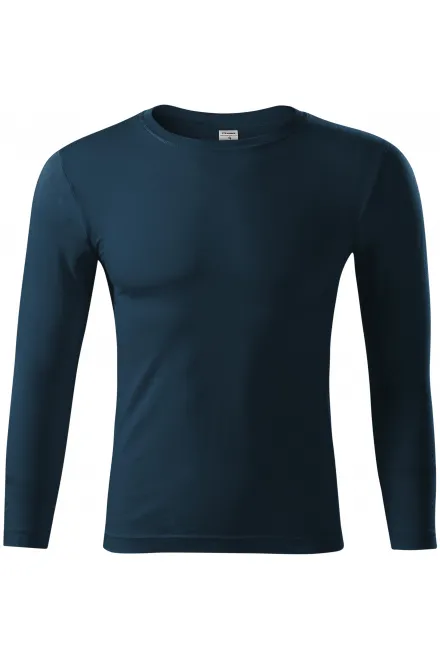 Lichtgewicht T-shirt met lange mouwen - donkerblauw, XS