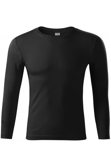Lichtgewicht T-shirt met lange mouwen - zwart, XS