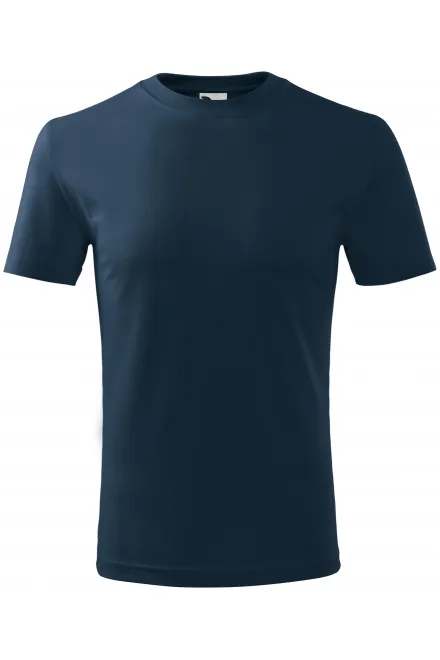 Lichtgewicht T-shirt voor kinderen - donkerblauw, 158 cm / 12 jaar