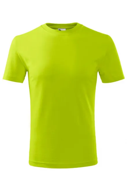 Lichtgewicht T-shirt voor kinderen - limoen groen, 158 cm / 12 jaar