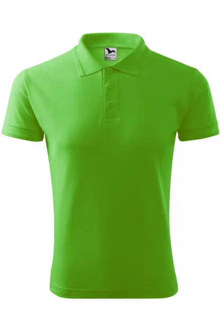 Los poloshirt voor heren - appel groen, S