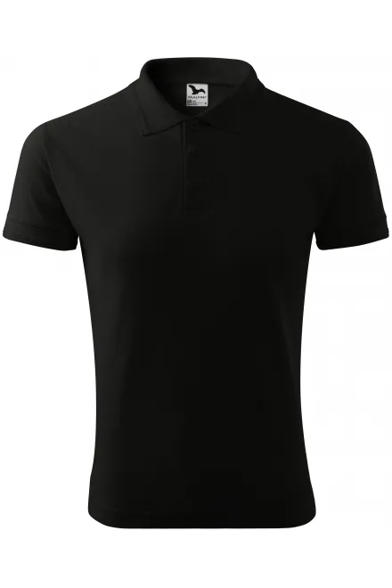 Los poloshirt voor heren - zwart, S