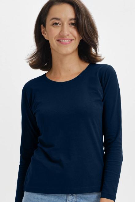 Milano Italy Gebreide pullover van wolmix met ronde hals in offwhite online kopen | P&C