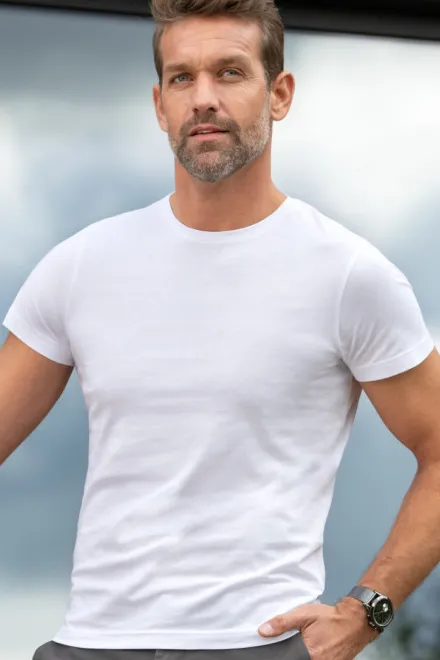 Exclusief heren T-shirt, witte